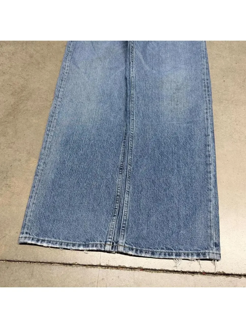 Vintage Anchor Blue Jeans Mens 29x30 Blue Distressed Baggy Skate Grunge 90s Y2K